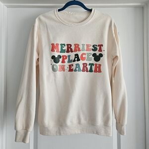 Disney Merriest Place On Earth Sweatshirt